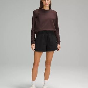 lululemon stroll‎ at sundown shorts black size 14